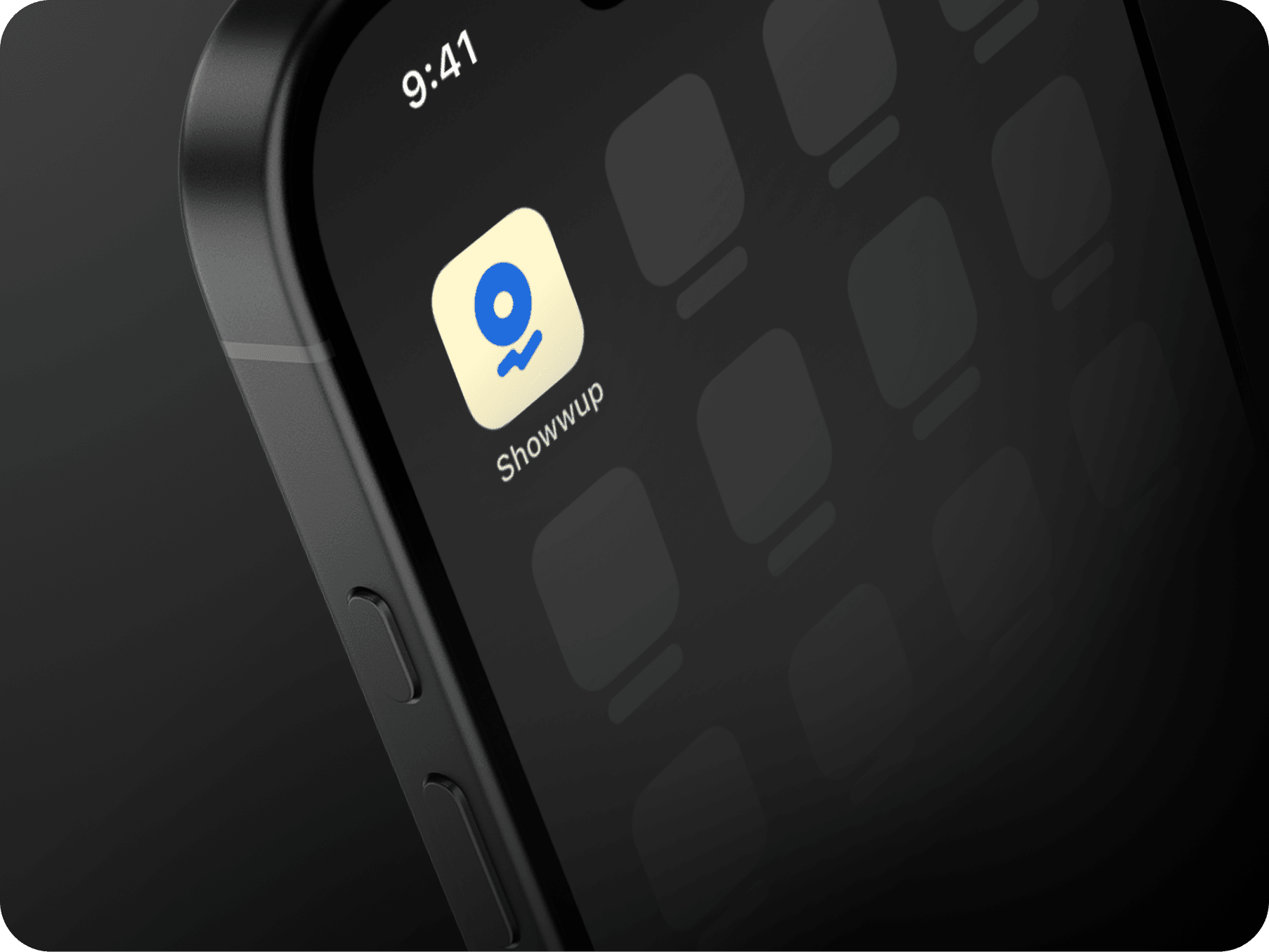 Showup mobile app interface